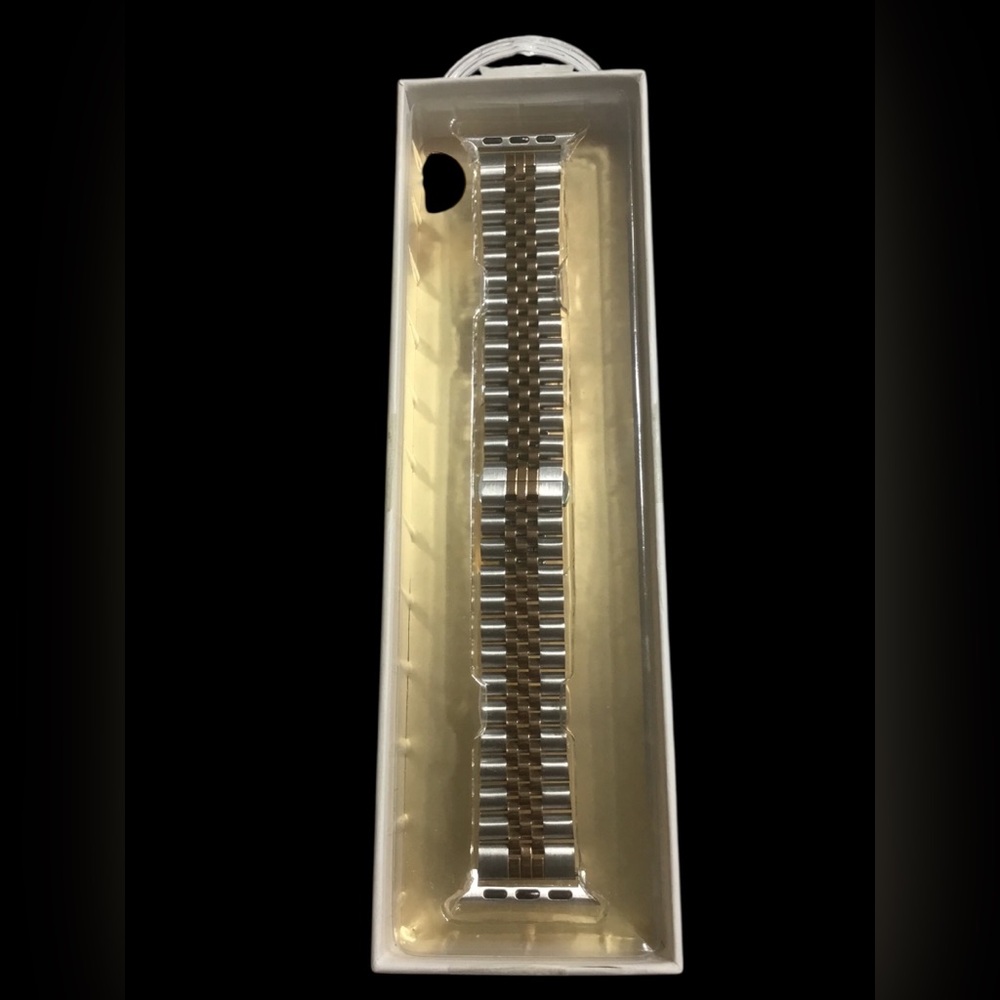 Silver and Gold Watch Band